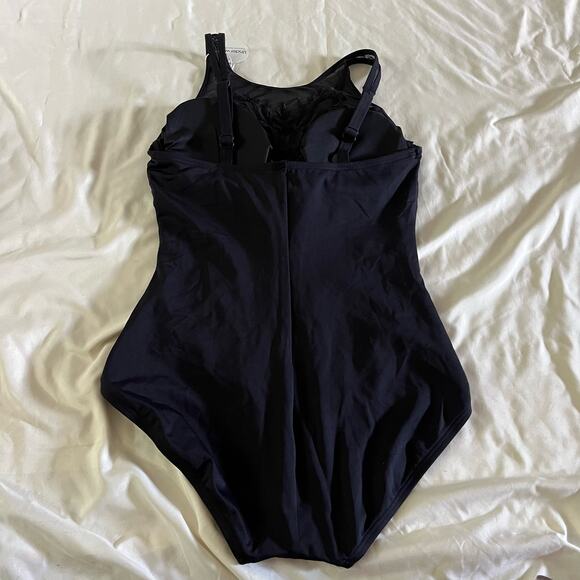 NWT Contours Coco Reef Signature Marquise Underwire One Piece Swim Wmns 10 34C - Picture 6 of 14